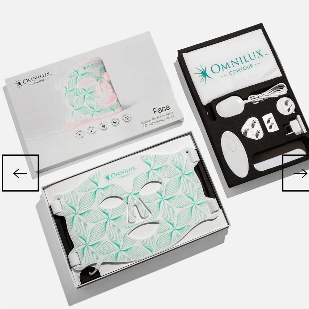 Omniluxe contour face red light mask